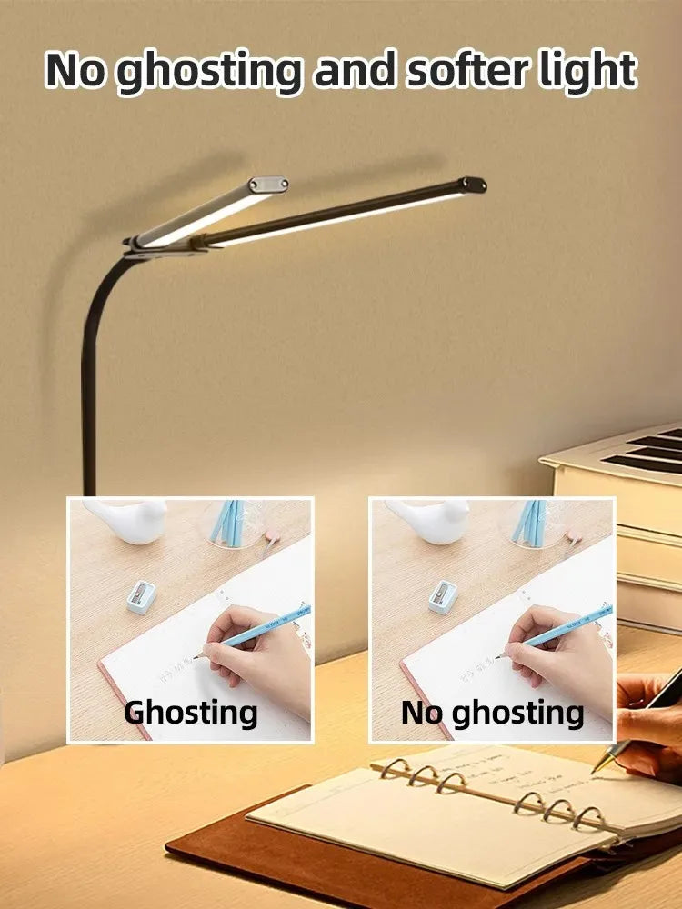 Aurify LED Desk Lamp | Adjustable Gooseneck Architect Light with Stepless Dimming for Office & Study Desk