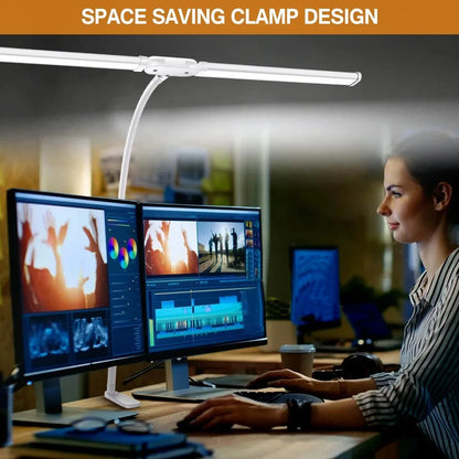 Aurify LED Desk Lamp | Adjustable Gooseneck Architect Light with Stepless Dimming for Office & Study Desk