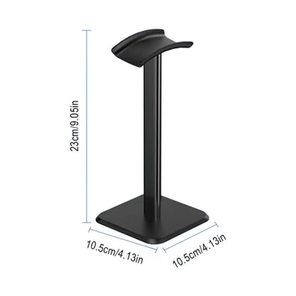 Aurify Universal Headphone Stand | Minimal Desk Headset Holder for Gaming, Office & Home Setup (Black/White)