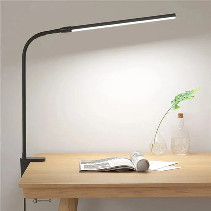Aurify LED Desk Lamp | Adjustable Gooseneck Architect Light with Stepless Dimming for Office & Study Desk