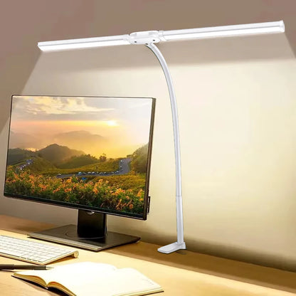 Aurify LED Desk Lamp | Adjustable Gooseneck Architect Light with Stepless Dimming for Office & Study Desk