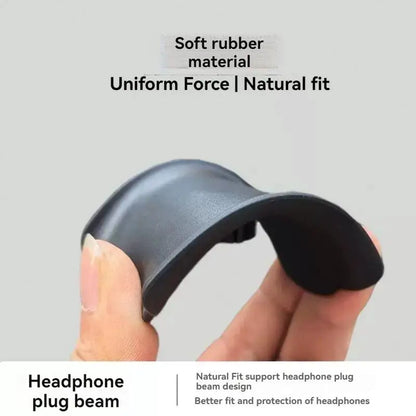 Aurify Universal Headphone Stand | Minimal Desk Headset Holder for Gaming, Office & Home Setup (Black/White)