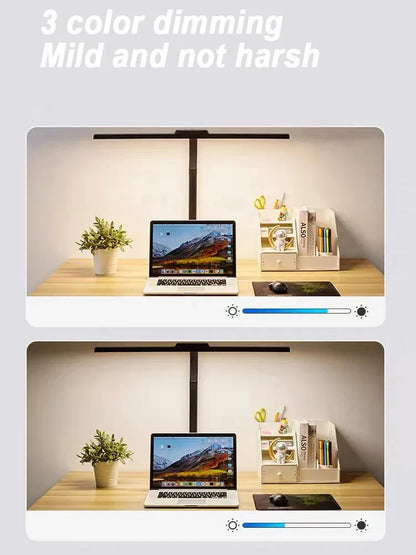 Aurify LED Desk Lamp | Adjustable Gooseneck Architect Light with Stepless Dimming for Office & Study Desk