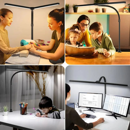 Aurify LED Desk Lamp | Adjustable Gooseneck Architect Light with Stepless Dimming for Office & Study Desk