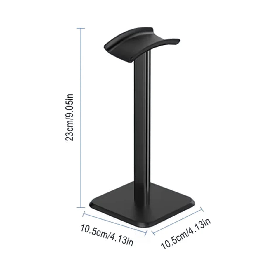 Aurify Universal Headphone Stand | Minimal Desk Headset Holder for Gaming, Office & Home Setup (Black/White)